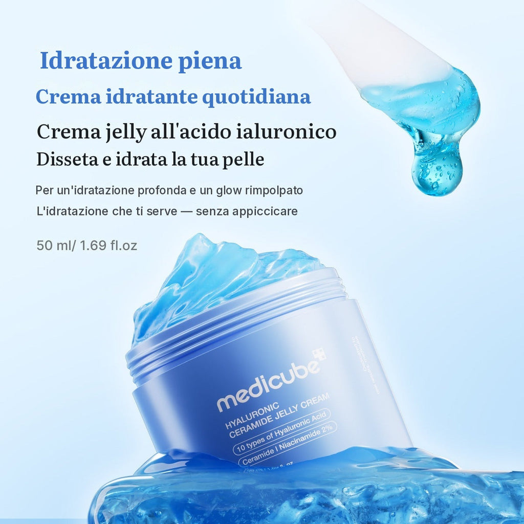 Crema gel idratante all'Acido Ialuronico e Ceramidi