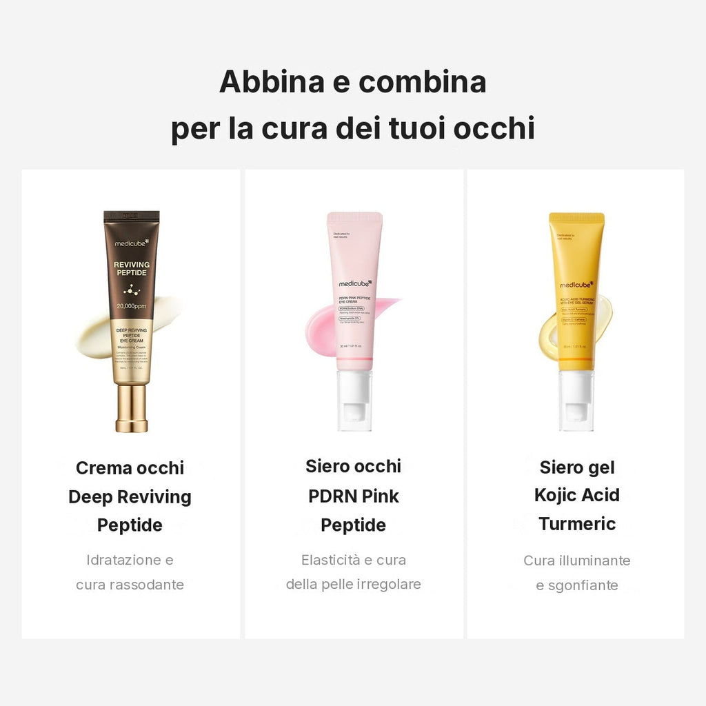 Siero gel contorno occhi Acido Cogico e Curcuma