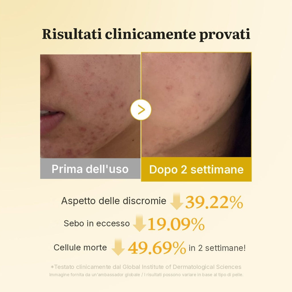 Dischetto tonico Acido Cogico e Curcuma