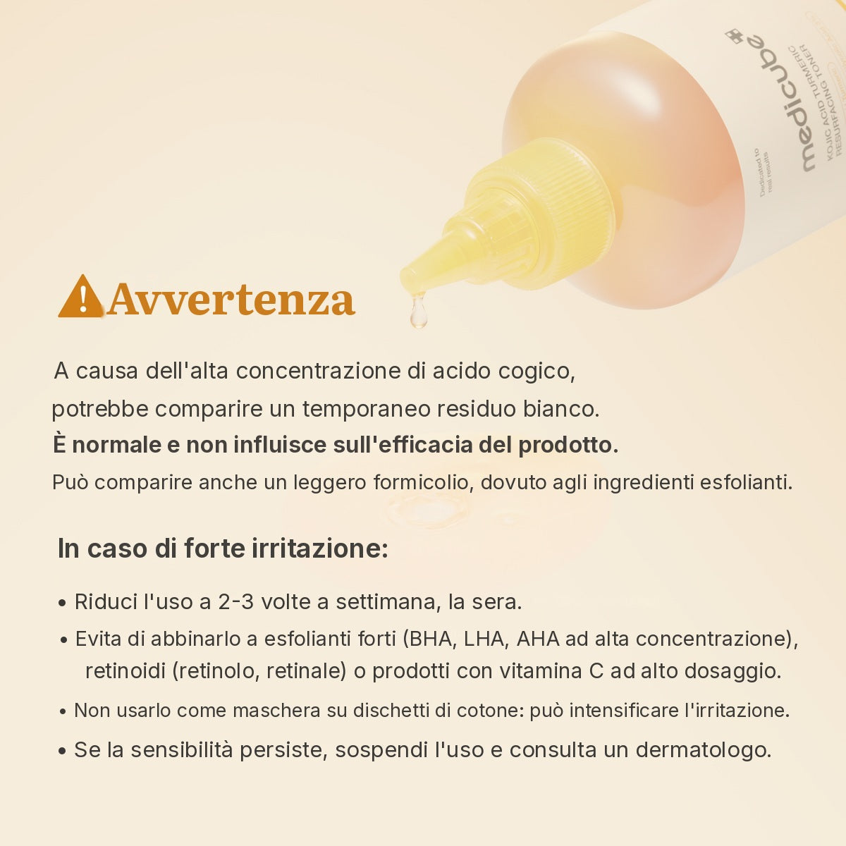 Tonico Acido Cogico e Curcuma