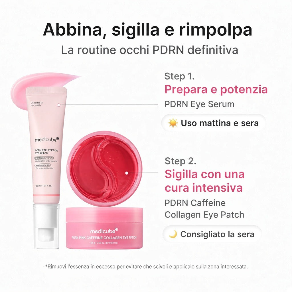Patch occhi PDRN Caffeina e Collagene