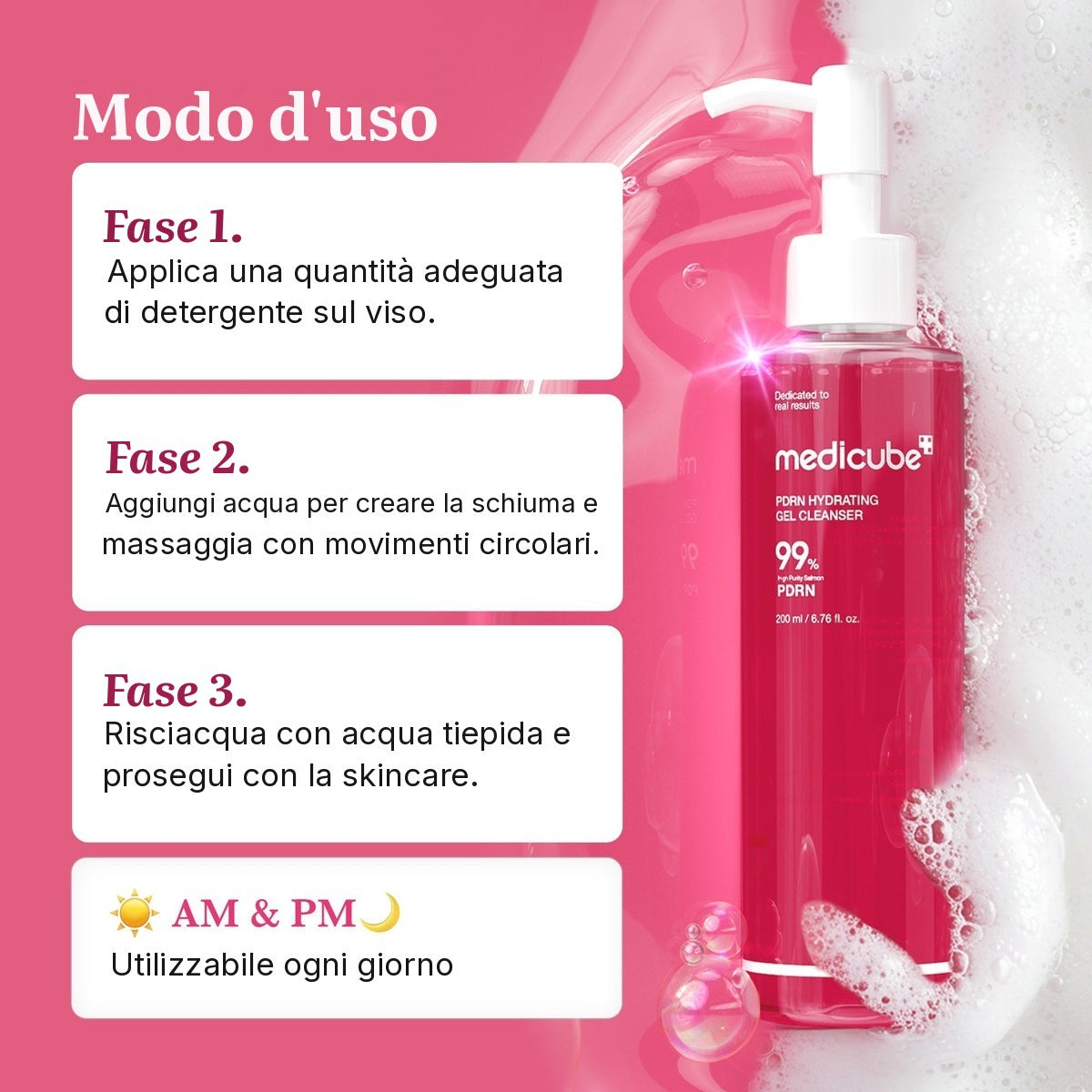 Gel detergente PDRN Pink