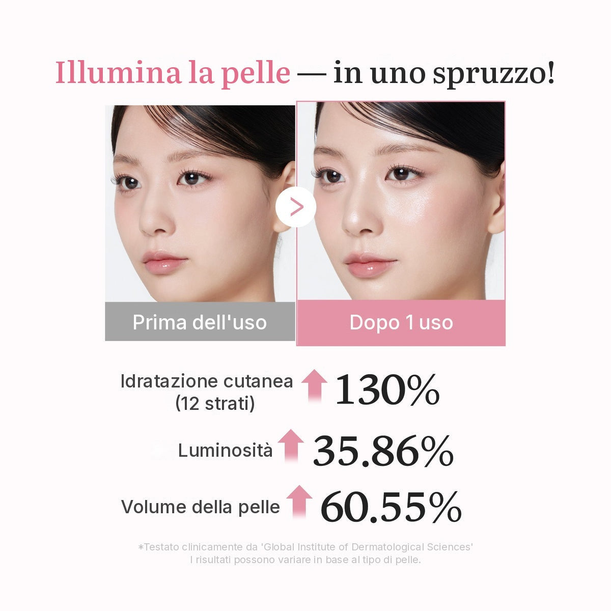 Siero spray PDRN Pink Collagen Glow Jelly