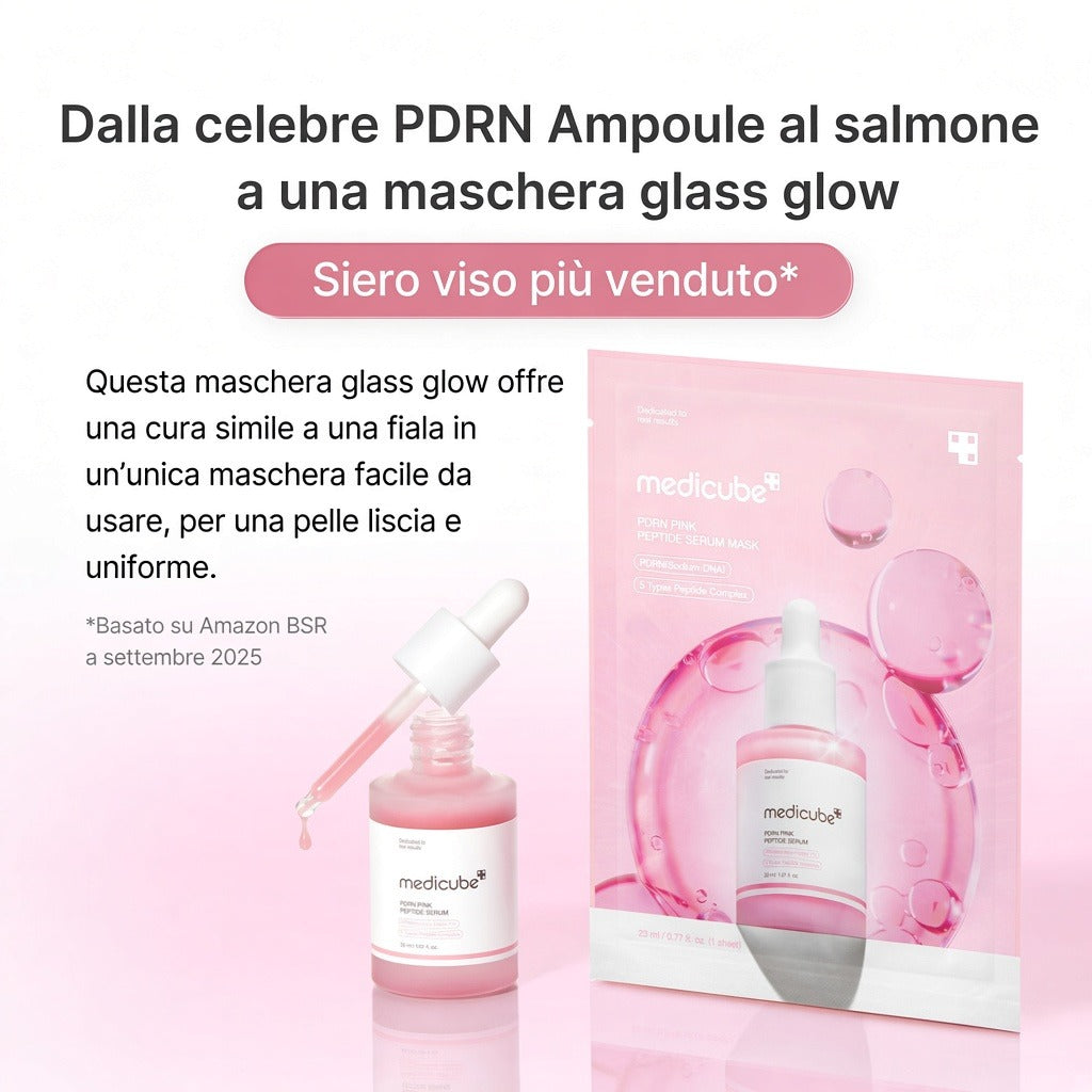 Maschera in fiala PDRN Pink ai Peptidi