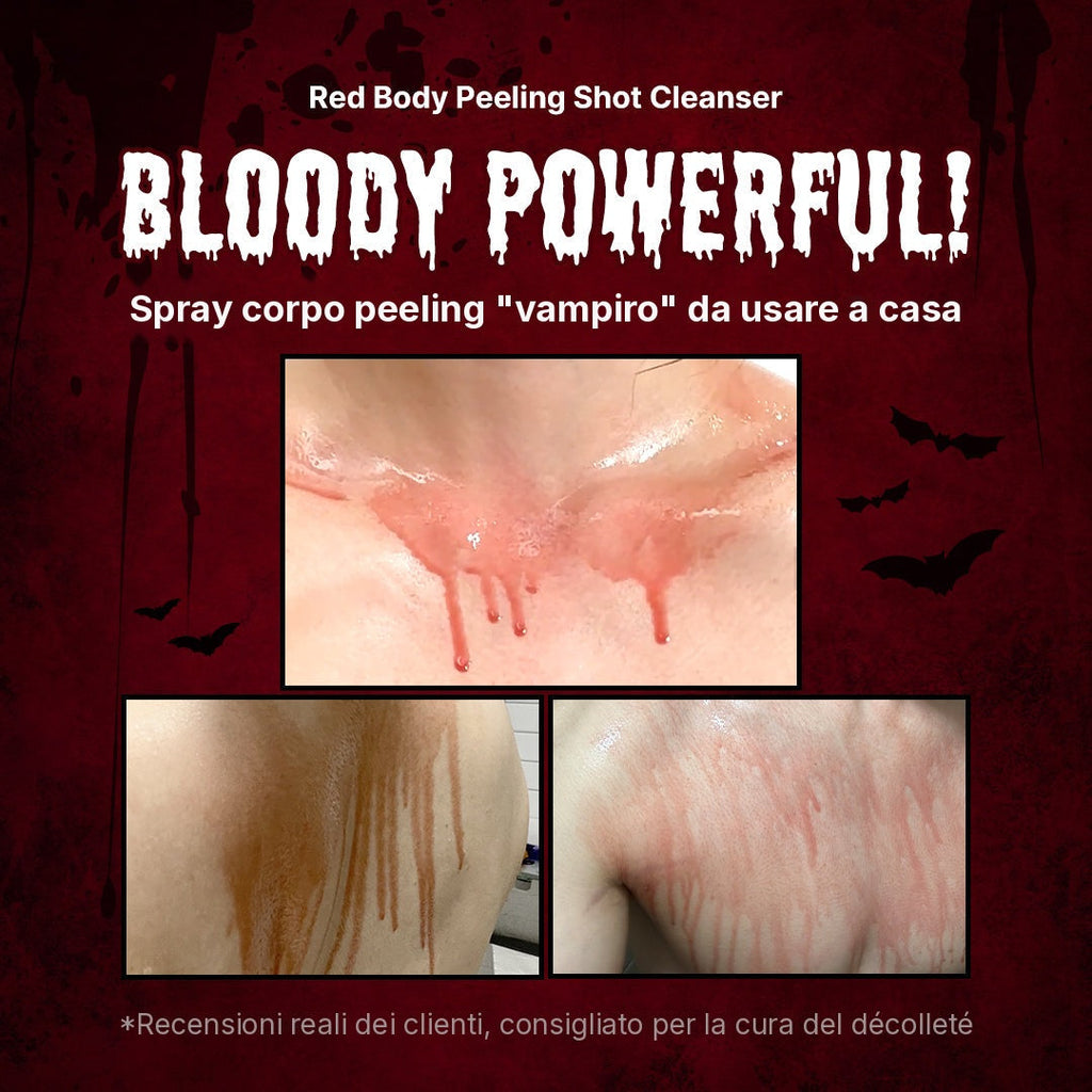 Detergente corpo Red Peeling Shot