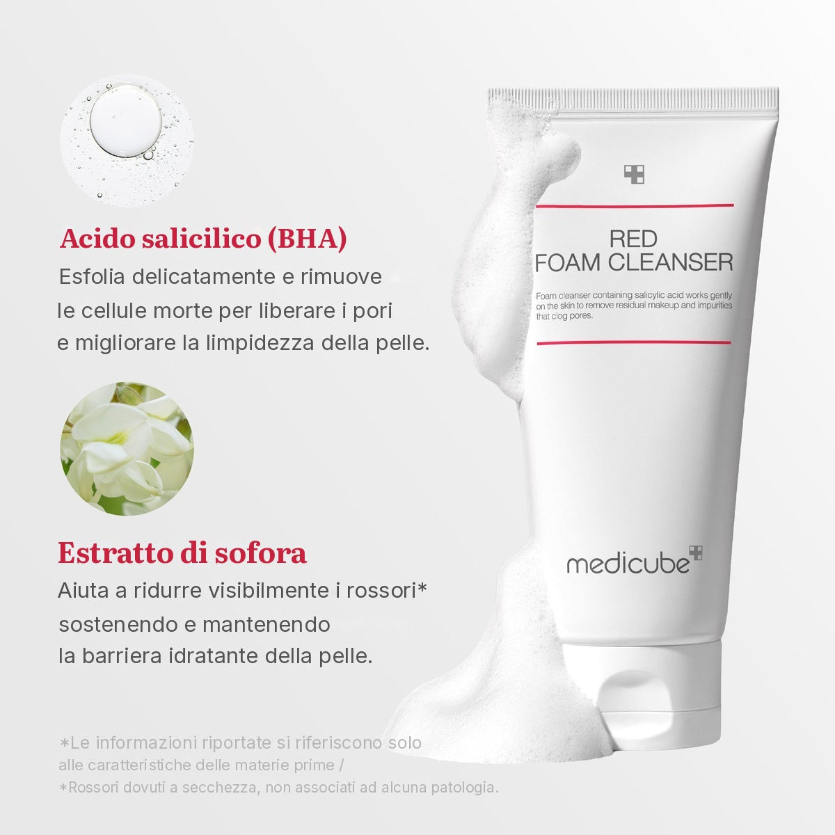Schiuma detergente Red