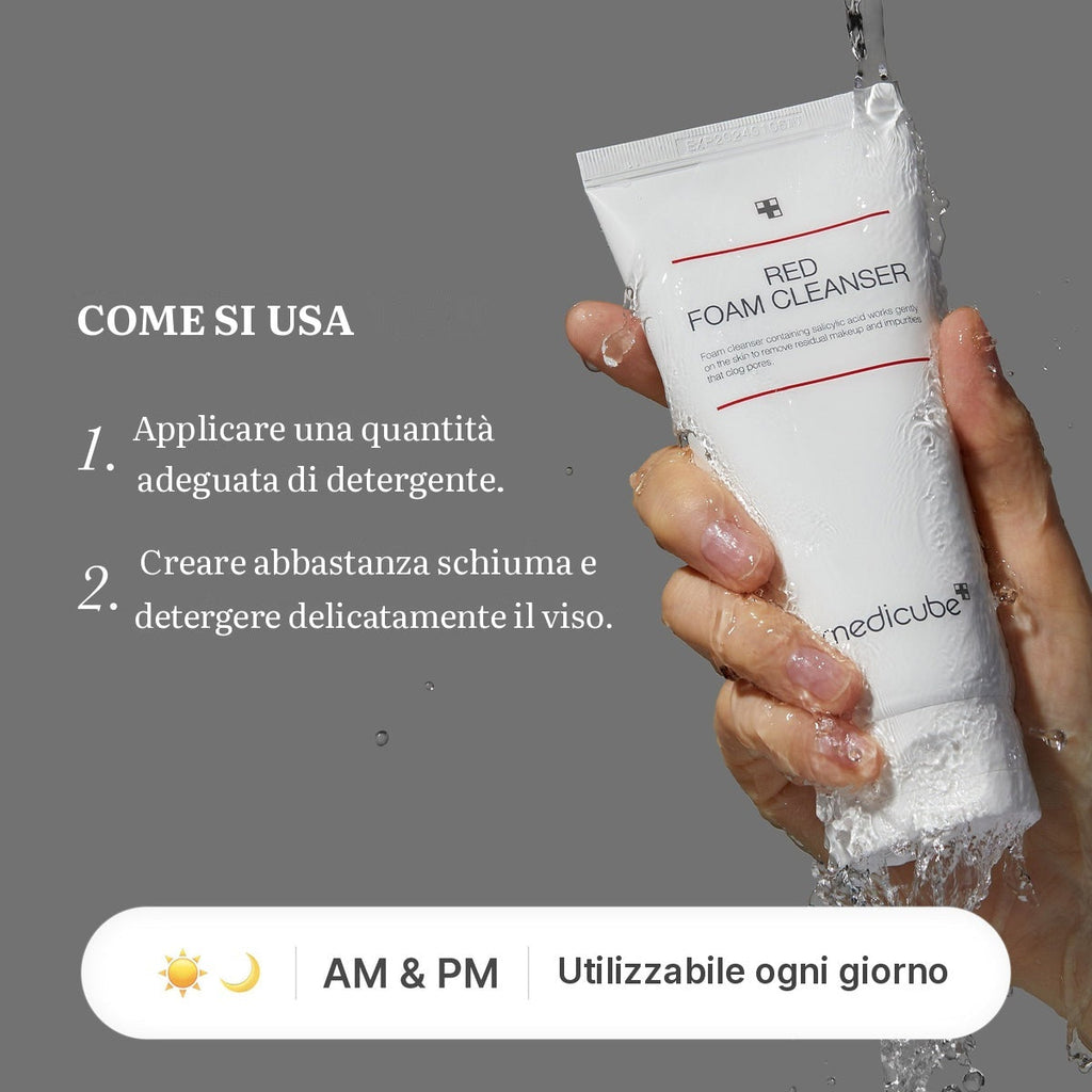 Schiuma detergente Red