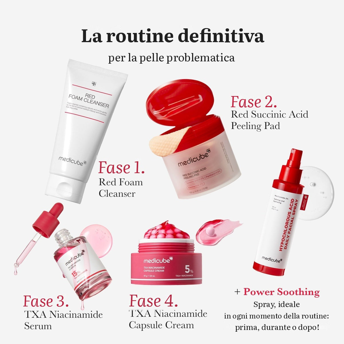 Schiuma detergente Red