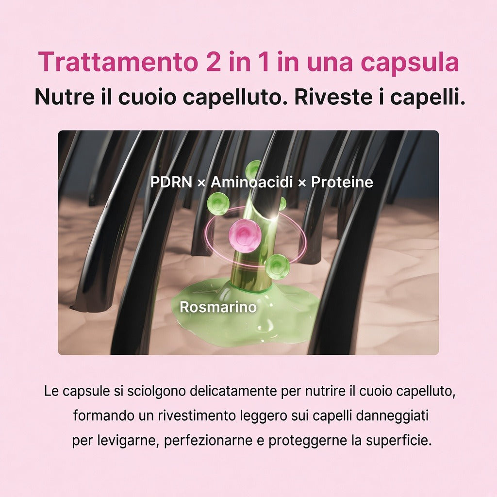 Balsamo capelli e cute Rosmarino PDRN