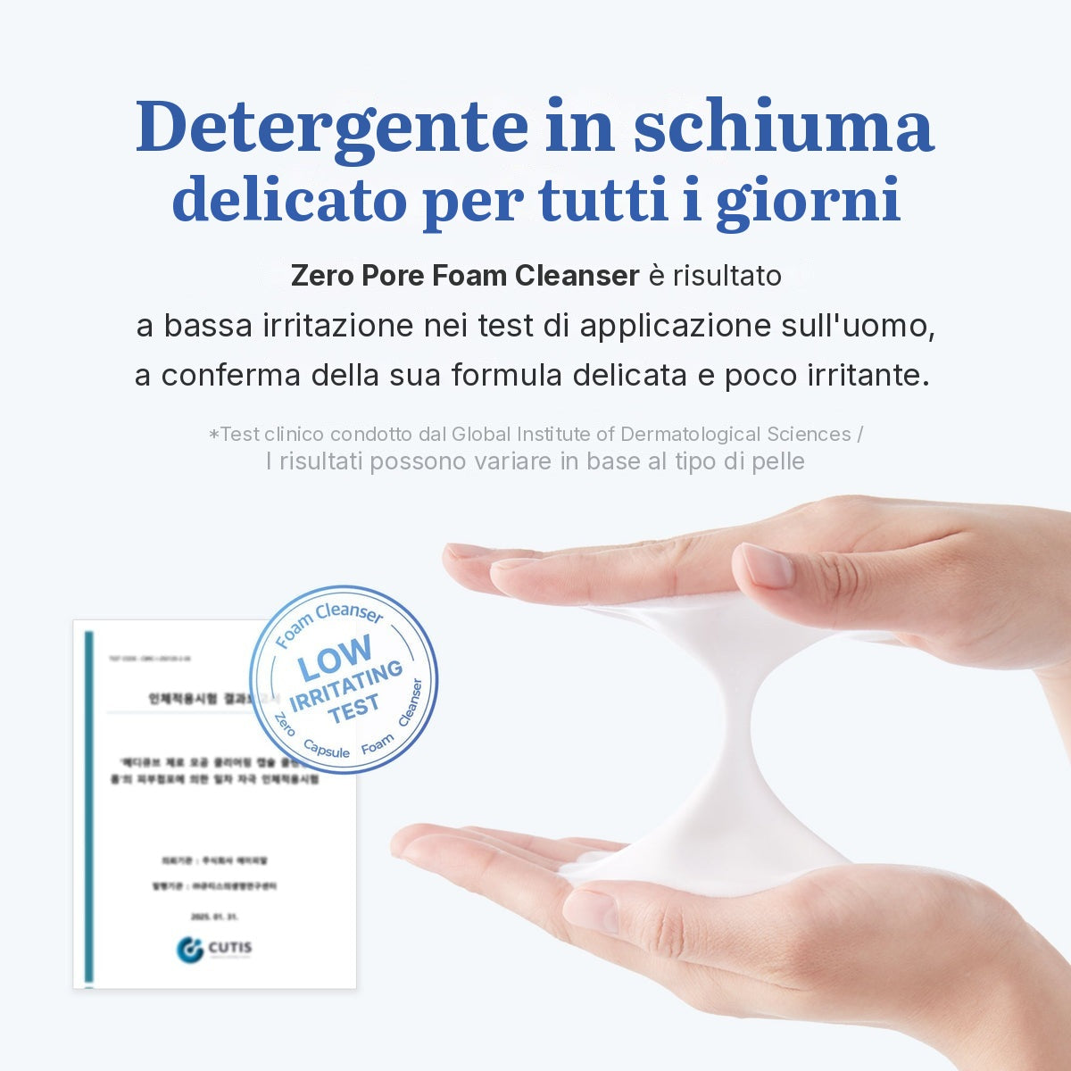 Schiuma detergente Zero