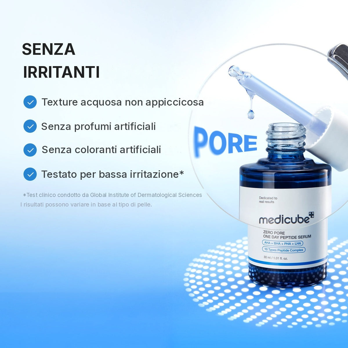 Siero Zero Pore One-day ai Peptidi